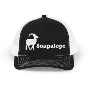 Soapalope Trucker Hat – Fresh & Fearless (White Stitch Edition)