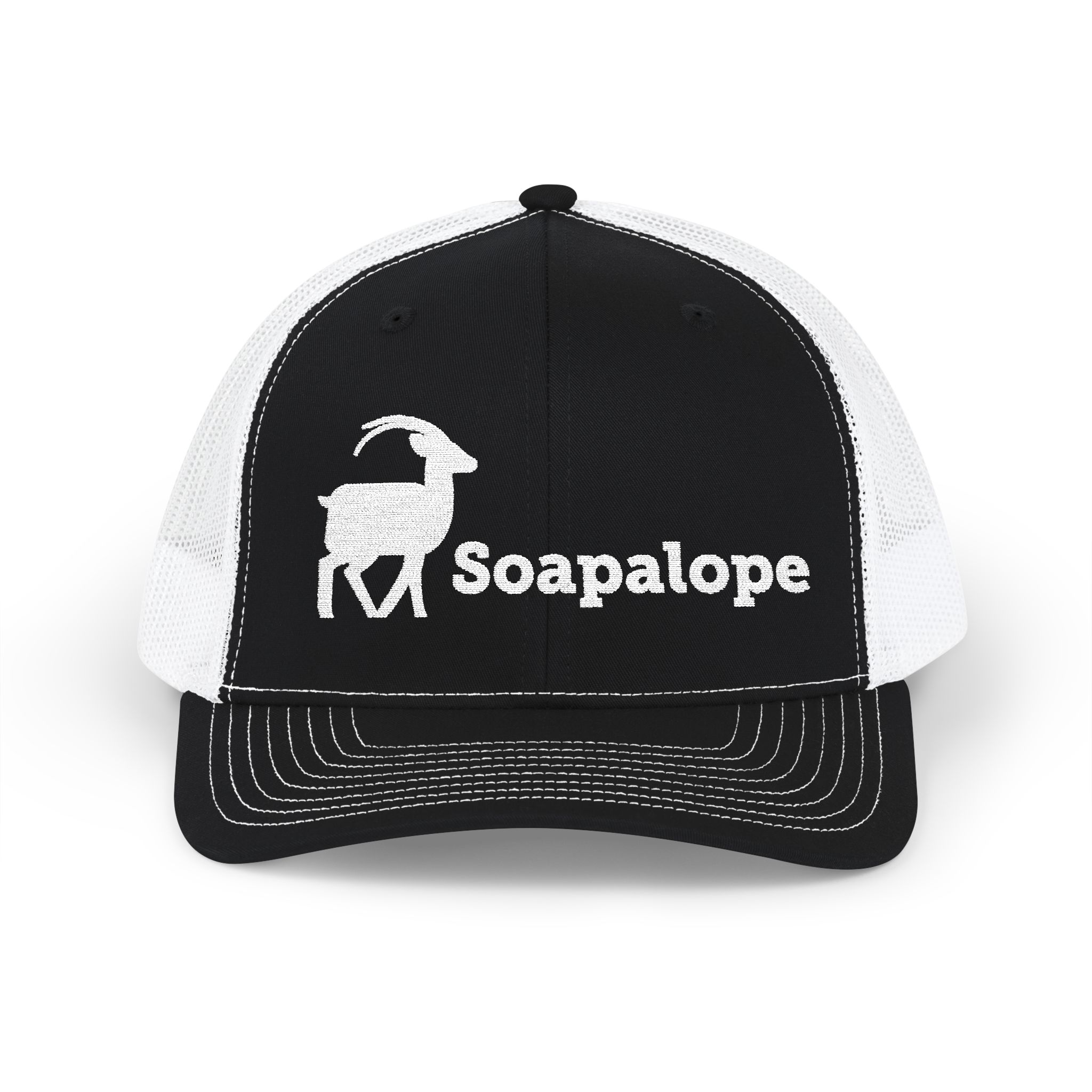 Soapalope Trucker Hat – Fresh & Fearless (White Stitch Edition) 1 Soapalope Trucker Hat – Fresh & Fearless (White Stitch Edition)