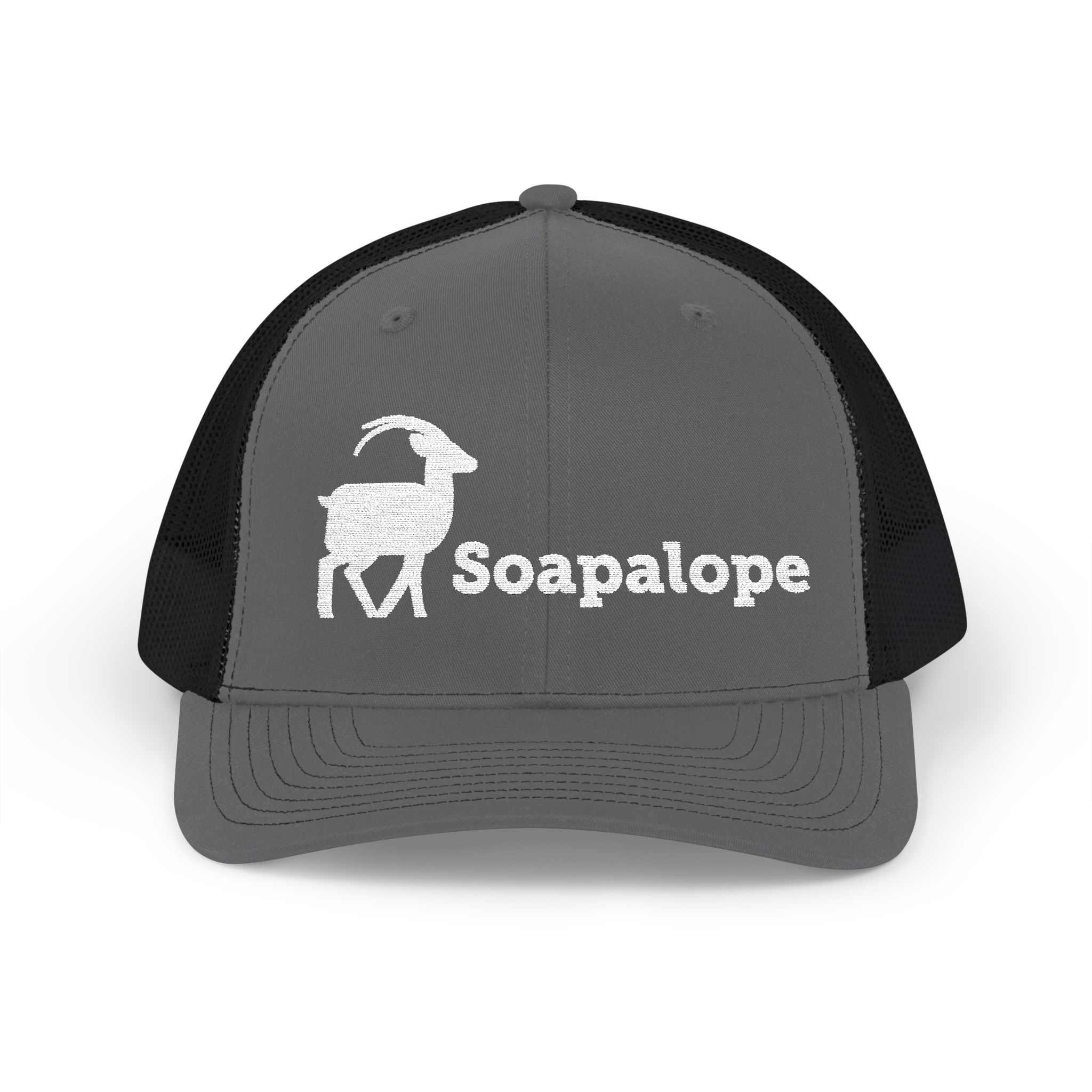 Soapalope Trucker Hat – Fresh & Fearless (White Stitch Edition) 5 Soapalope Trucker Hat – Fresh & Fearless (White Stitch Edition) - Image 5