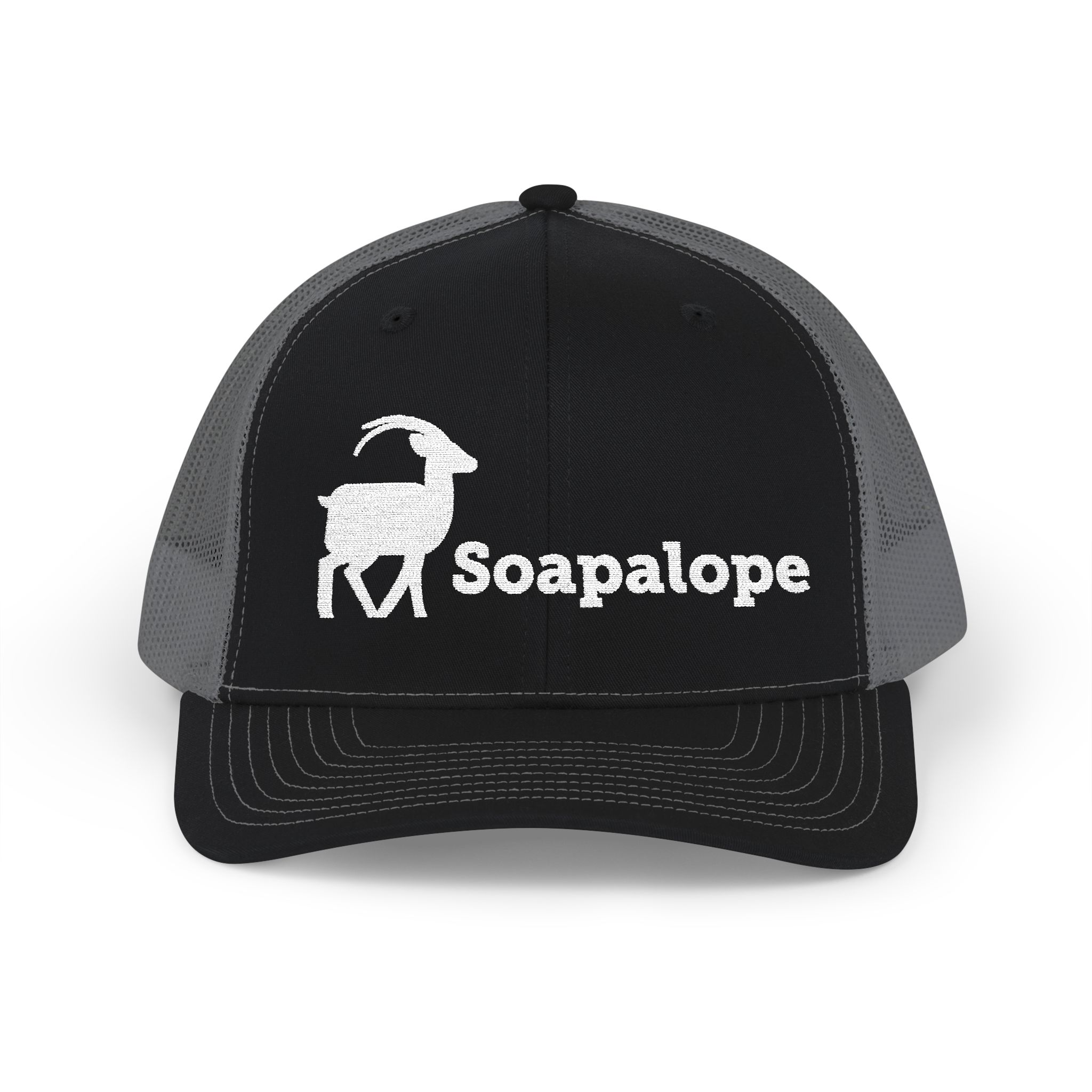 Soapalope Trucker Hat – Fresh & Fearless (White Stitch Edition) 3 Soapalope Trucker Hat – Fresh & Fearless (White Stitch Edition) - Image 3