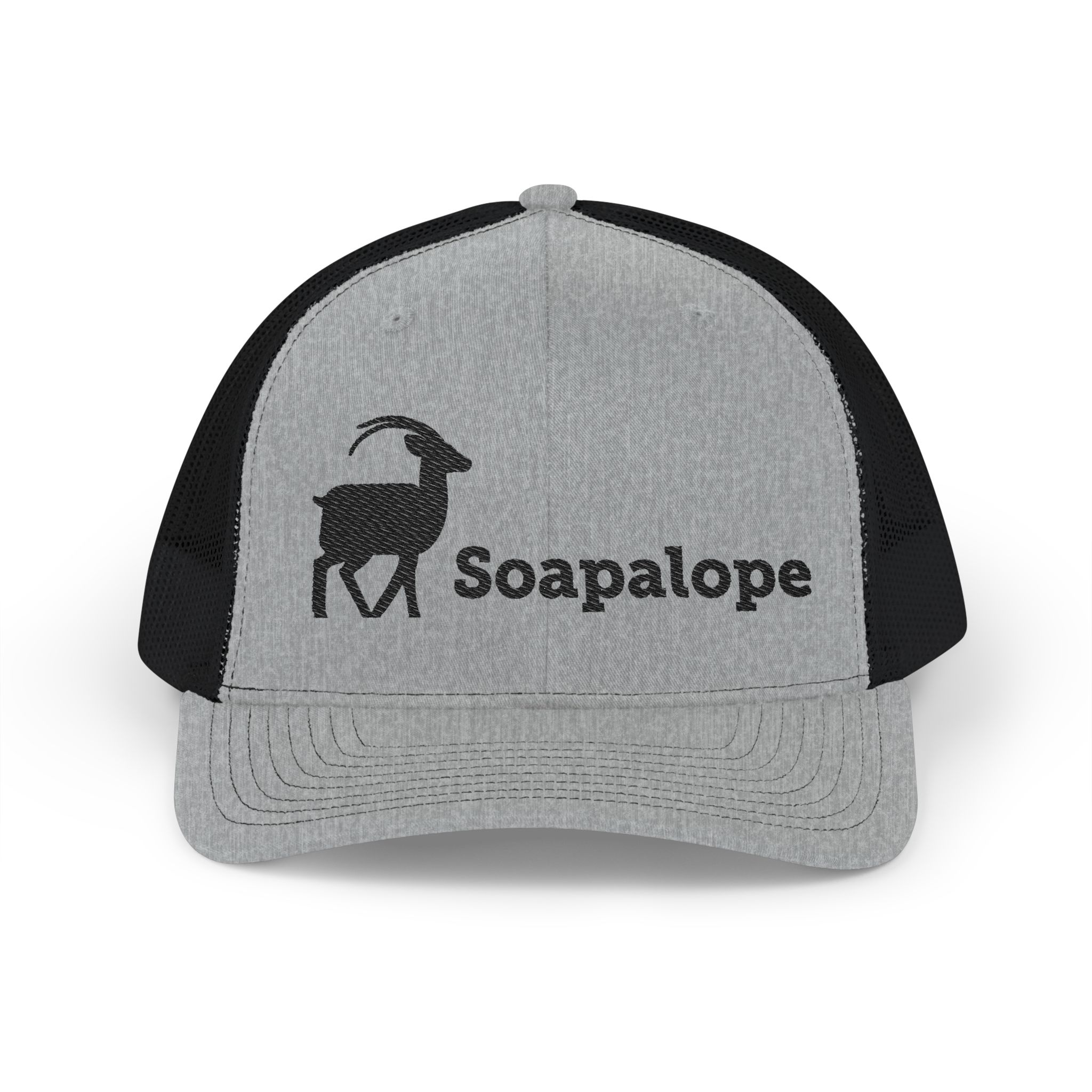 Snapback Trucker Cap - Stylish Embroidered Hat for Casual Outings 1 Snapback Trucker Cap - Stylish Embroidered Hat for Casual Outings